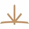 Ekena Millwork Alberta Smooth Timber Gable Bracket, Western Red Cedar, 96"W x 64"H x 5 1/2"D x 5 1/2"F, 16/12 Pitch GBW096X64X0606ALB00SWR - alternate 1